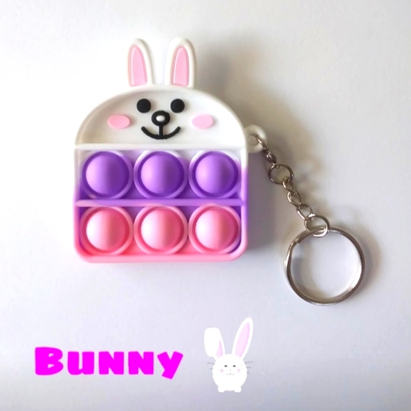 Fidget Keychain (Bunny) - Picture 1 of 4